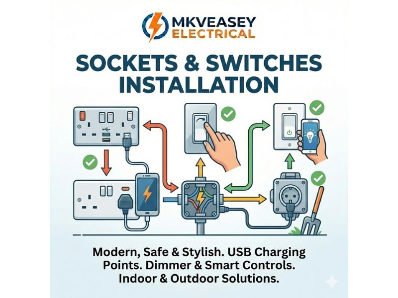 Sockets and Switches Installation